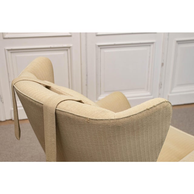 1930s Wingback Lounge Chair by Ernst Kühn for Lysberg Hansen & Therp, Copenhagen, 1930s For Sale - Image 5 of 12