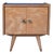 Rockabilly Style Bedside Table with Compass Legs, 1950s For Sale