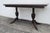 Early 1900s Carved Inlay Long Console Library Dining Extension Table For Sale - Image 10 of 12