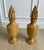 Camel 1970s Pair of Handcrafted Turned Wood Urns With Hand-Carved Flame Finials, Sculptural Organic Modern Decorative Objects For Sale - Image 8 of 12