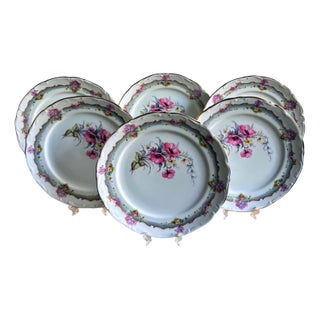 Ceramic Dinner Plates from Limoges, 1970s, Set of 6 For Sale