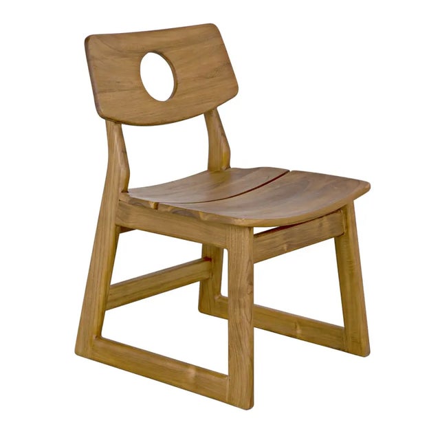 Mid-Century Modern NOIR Buraco Chair, Teak For Sale - Image 3 of 7