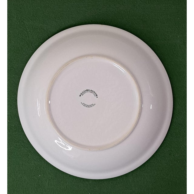 Ceramic Mediterranean Williams Sonoma Olea Europaea Wso20 Botanical Olive Pasta Bowls Portugal Retired - Set of 4 For Sale - Image 7 of 12