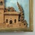 Rustic European Antique Hand Carved Folk Art Cork Diorama With Abandoned Church With Trees For Sale - Image 3 of 6