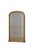 A good 19th century gilded pier mirror or wall mirror, having original glass with some foxing in arched frame with moulded...
