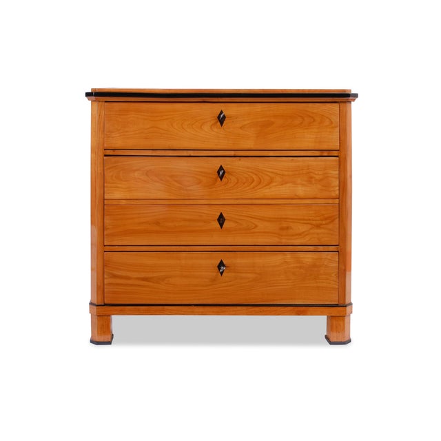 Biedermeier Chest of Drawers in Cherrywood, 1820 For Sale - Image 14 of 14