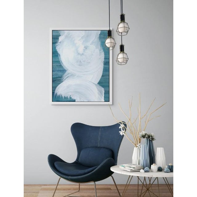 Modern Abstract Original Canvas Art Print Swirl Series For Sale - Image 4 of 7