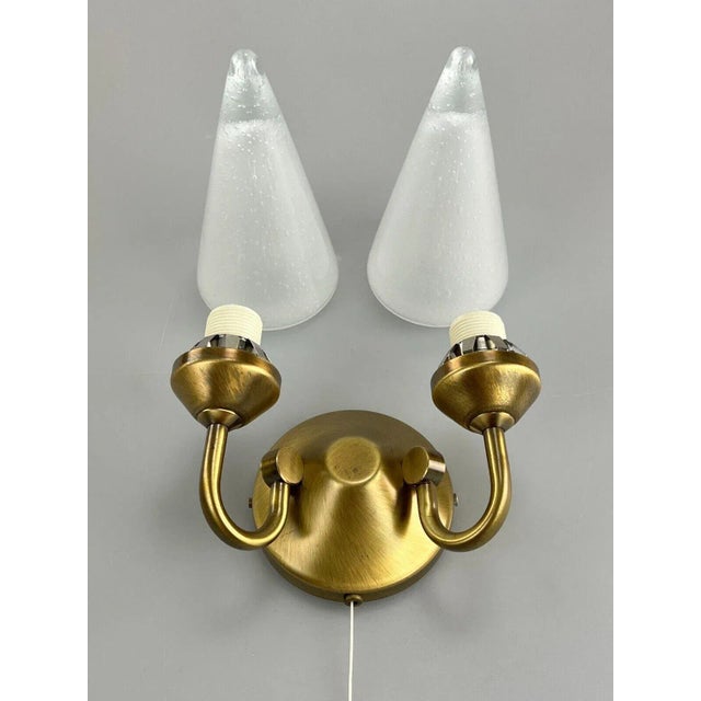 Object: wall lamp Manufacturer: Honsel Condition: good Age: around 1960-1970 Dimensions: Width = 22cm Depth = 12cm Height...