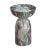 Sculpture Materials Rue Grey & Blush Marble Side Table For Sale - Image 7 of 7