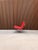 Modern Knoll Barcelona Chair in Red Volo Leather by Ludwig Mies van der Rohe for Knoll Inc. / Knoll International, 2010s For Sale - Image 3 of 7