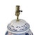 Ceramic Vintage Brunschwig & Fils Cadiz Table Lamps - Blue and Cream Ceramic With Boar and Deer Motif For Sale - Image 7 of 11