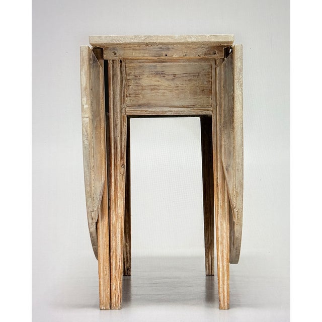 Gustavian (Swedish) Antique Gustavian Folding Table, 1780 For Sale - Image 3 of 12