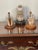 Coastal 1960s 3 Domed Sra Shell Assemblages Marine Soecimens For Sale - Image 3 of 7