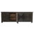 Distressed Black Square Pattern Sideboard For Sale - Image 4 of 7
