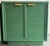 Pair of Green 1970's Campaign Style Nightstands For Sale - Image 10 of 11