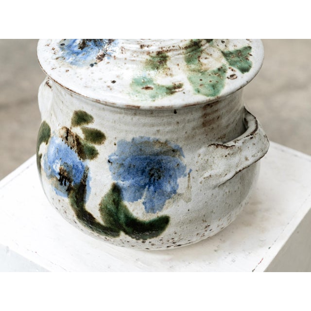 Forest Green Pitcher and Tureen by Albert Thiry from Vallauris, 1980s, Set of 2 For Sale - Image 8 of 14