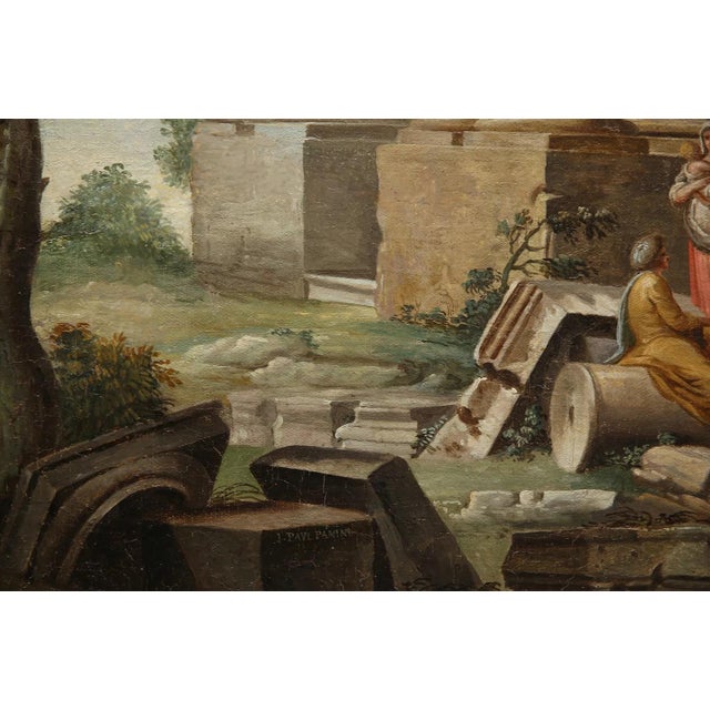 Mid 20th Century Mid 20th Century Greek or Roman Scene - Giovanni Paolo Panini For Sale - Image 5 of 9