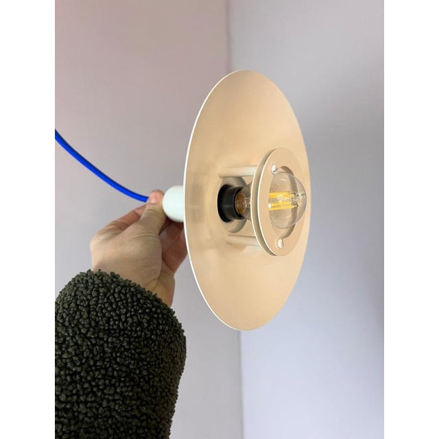 Small Danish Slatted Lamp For Sale - Image 6 of 11