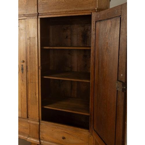 Wood Antique Classical Style Wardrobe, 1840 For Sale - Image 7 of 10