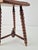 Wood Vintage Bobbin Side Table or Stool in Oak, 1930s For Sale - Image 7 of 8