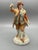 Ceramic Vintage Andrea by Sadek Porcelain Courtship Couple Figurines in Blue and White, Pai For Sale - Image 7 of 9