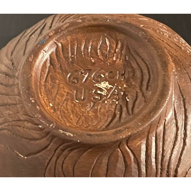 Mid-Century Sequoia Ware Usa Pottery Candleholder Catchall For Sale - Image 10 of 10