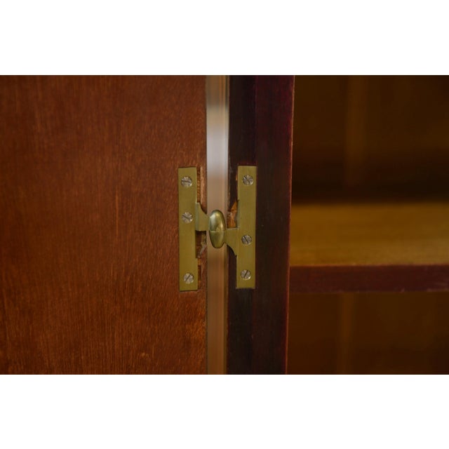 Neo-Classical Art Deco Wardrobe in Ebony Veneer, 1930s For Sale - Image 9 of 15
