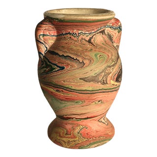 Vintage Nemadji Mission Swirl Petite Bud Vase For Sale