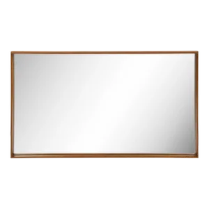 Mid-Century Walnut Wall Mirror by t.h. Robsjohn-Gibbings for Widdicomb