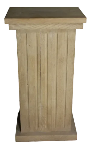 Vintage Oak Pedestal