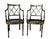 Regency Style Painted Armchairs, a Pair For Sale - Image 10 of 16