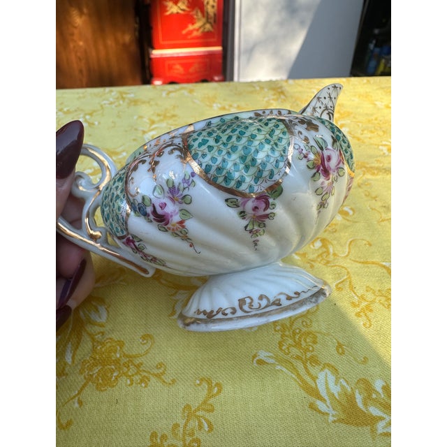 1970s Small Italian Ceramic Creamer Cup With Pouring Spout For Sale - Image 4 of 8