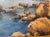 1920s Antique Fred Cuming Realistic Seascape Coast Nautical Oil Painting Leon Chestel For Sale - Image 5 of 11