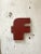 Vintage Industrial Metal Letter F For Sale - Image 6 of 6