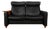 Arion 2-Seater Sofa in Black Leather from Stressless For Sale