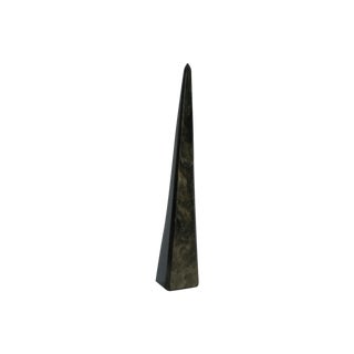 Vintage Black Labradorite Obelisk For Sale