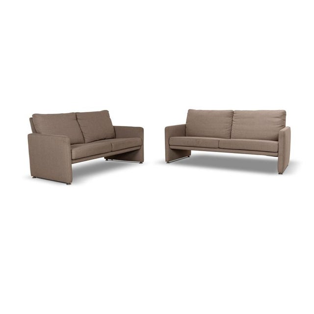 Set of 3-Seater Sofas in Beige Fabric from Willi Schillig For Sale - Image 17 of 17