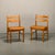 Razorblade Style Dining Chairs in Oak and Leather by Henning Kjærnulf, Denmark, 1960s, Set of 7 For Sale - Image 9 of 18