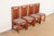 Cassina Frank Lloyd Wright for Cassina Arts & Crafts Cherry Wood Dining Chairs, Set of Four For Sale - Image 4 of 14