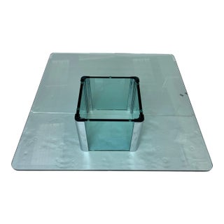 Chrome and Glass Coffee Table by Pace International For Sale