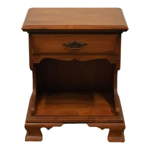Pennsylvania House Solid Hard Rock Maple Colonial Early American 21" Open Cabinet Nightstand 13-2003