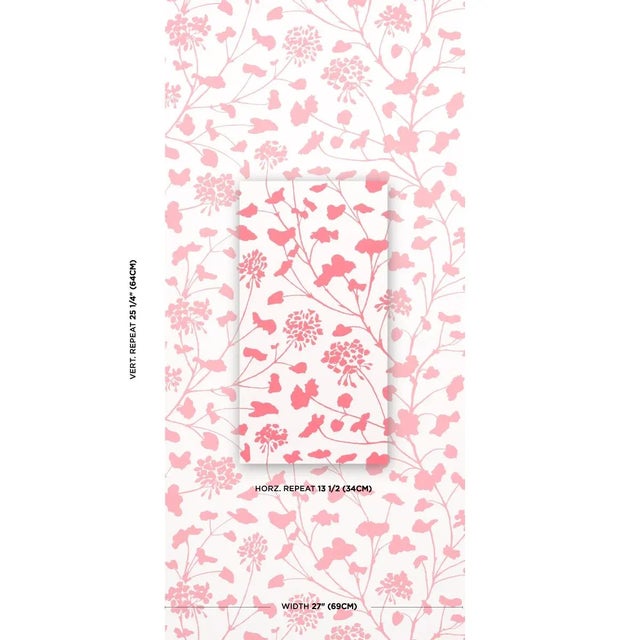 Pennick is a painterly and sunny floral wallcovering that tempers a lush sense of romance with a crisp edge, thanks to a...