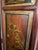 Vintage Seven Panel Chinoiserie Figural Wood Tabletop Folding Screen For Sale - Image 4 of 8