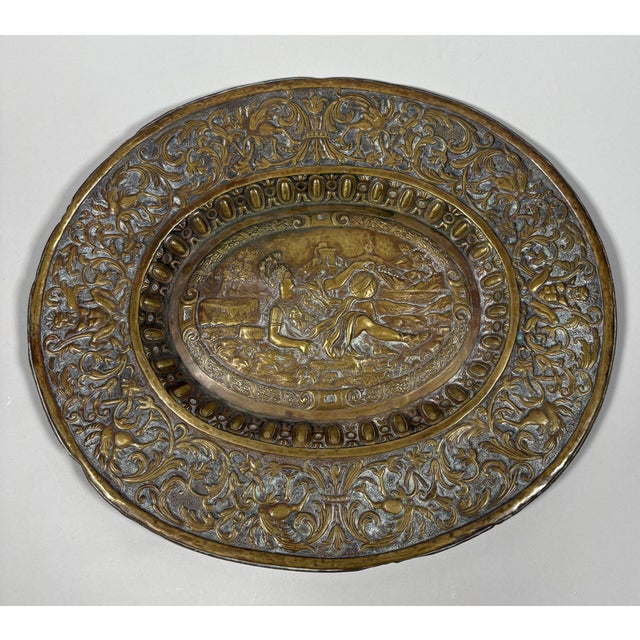 Antique Bronze Venus Offering Dish, 1600s For Sale - Image 5 of 5