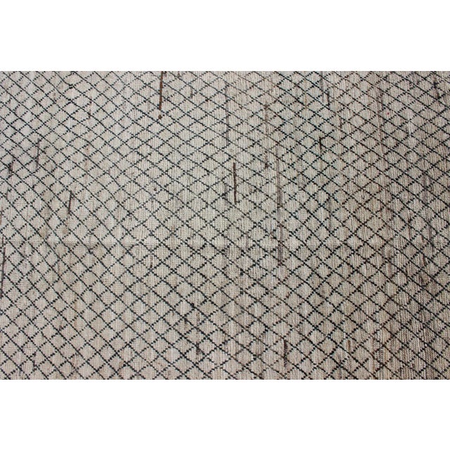 Keivan Woven Arts All-Over Modern Rug Subdued Design in Muted Tones For Sale - Image 10 of 12