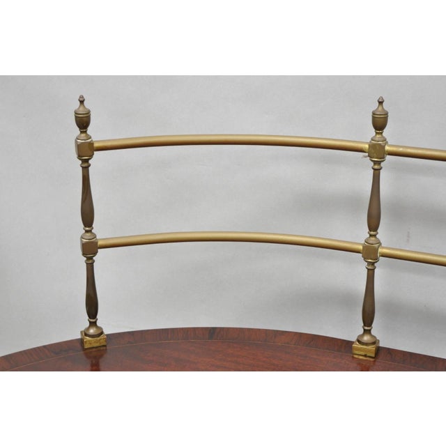 Antique Sheraton Mahogany Duncan Phyfe Dropleaf Sideboard Console Buffet Table For Sale - Image 9 of 17