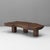 Monumental single piece chestnut coffee table. Circa 1950.