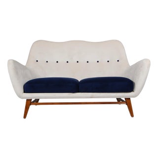 Scandinavian Two Seater Sofa, 1950s For Sale