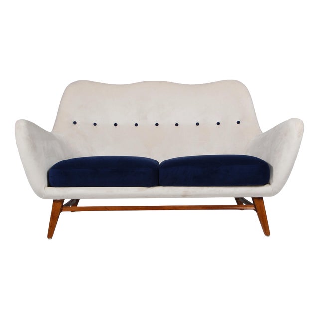 Scandinavian Two Seater Sofa, 1950s For Sale