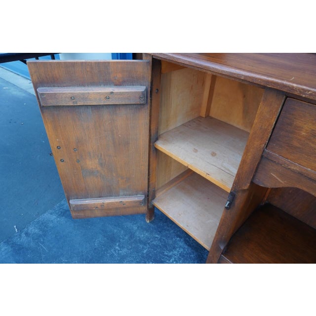 1930s Classic Monterey Sideboard in Smokey Maple For Sale - Image 9 of 10